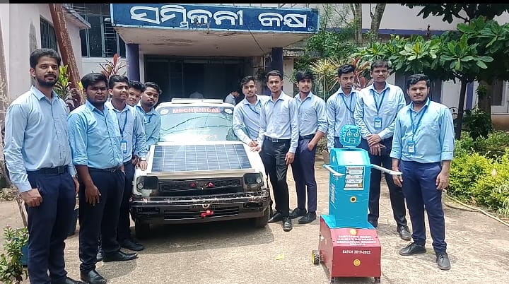 Students of UGMIT have made Solar Car, Sanitizing Robot and Solar Split AC